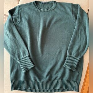 Brandy Melville Green Crew Neck Sweater
